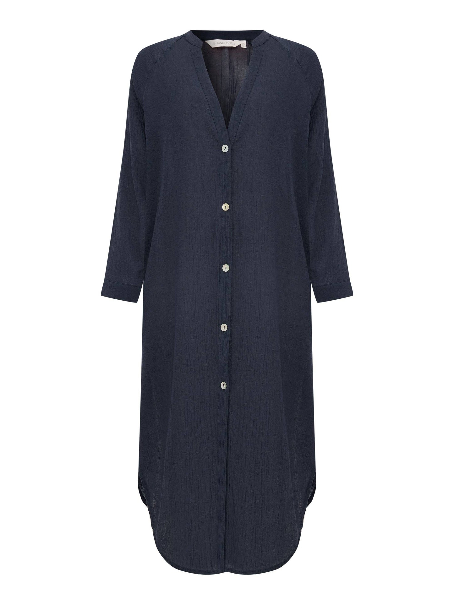 Terra Shirt Dress - Navy