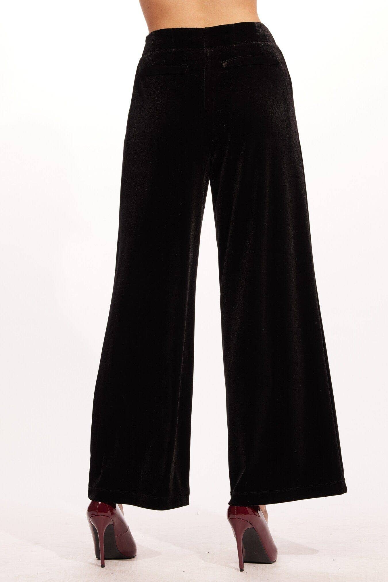 Hepburn Pant - Black Velvet