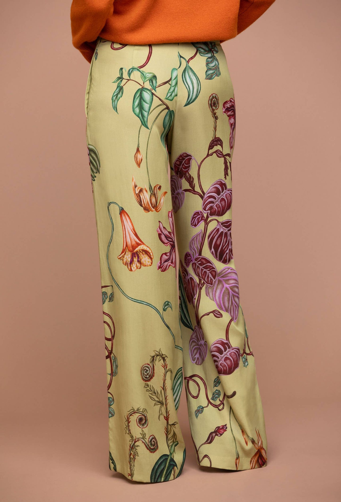 BOTANIC WIDE-LEG TROUSERS WITH POCKETS