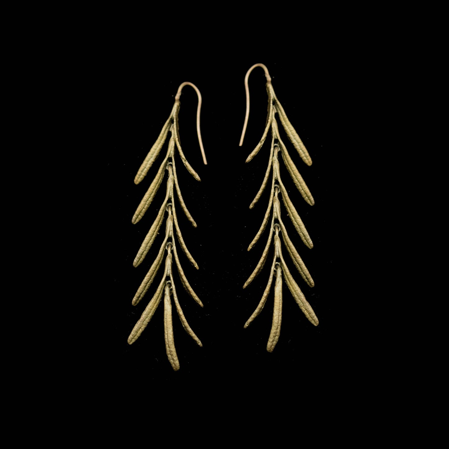 Rosemary Long Dangle Wire Earrings