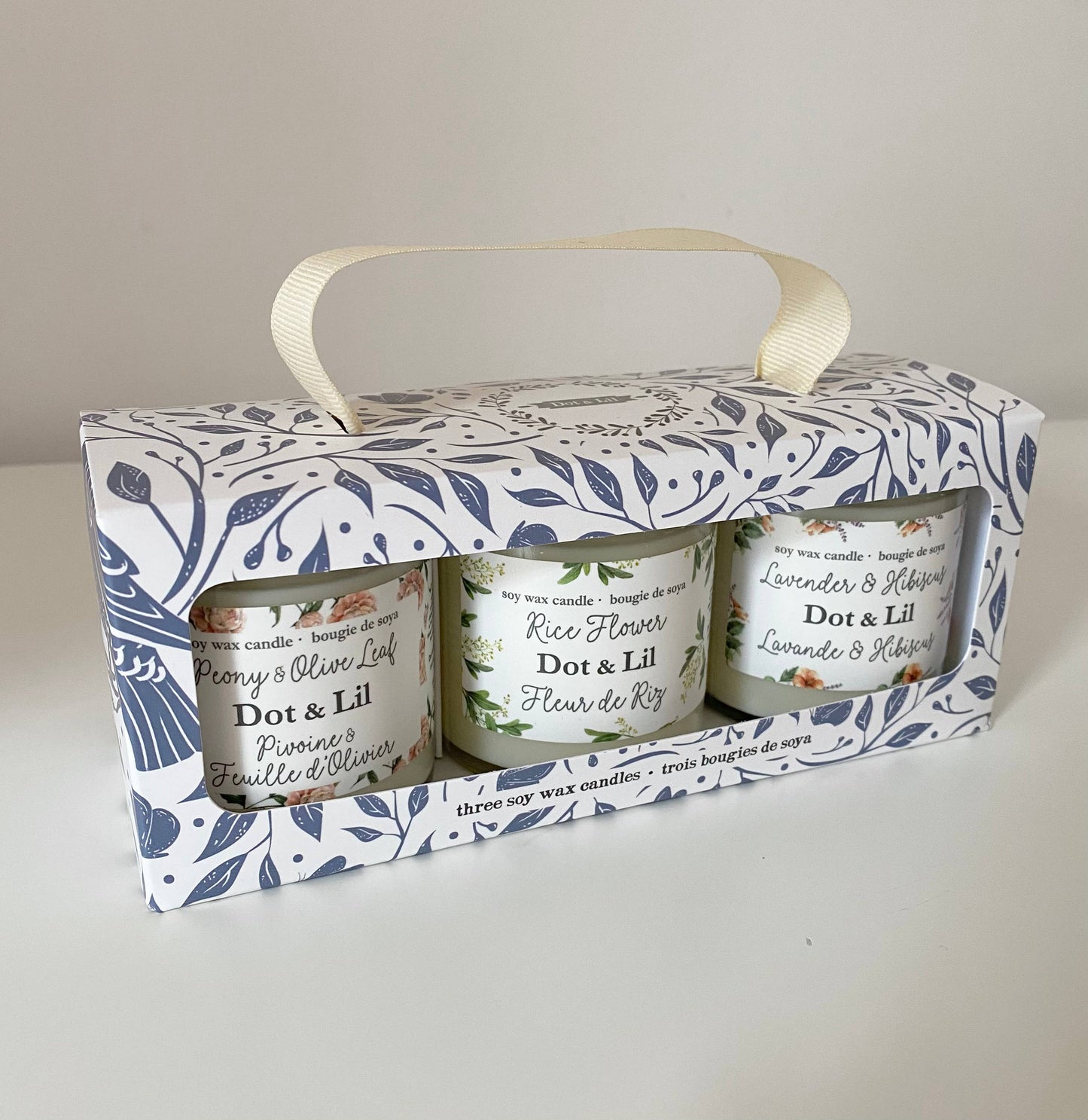 Candle trio gift set