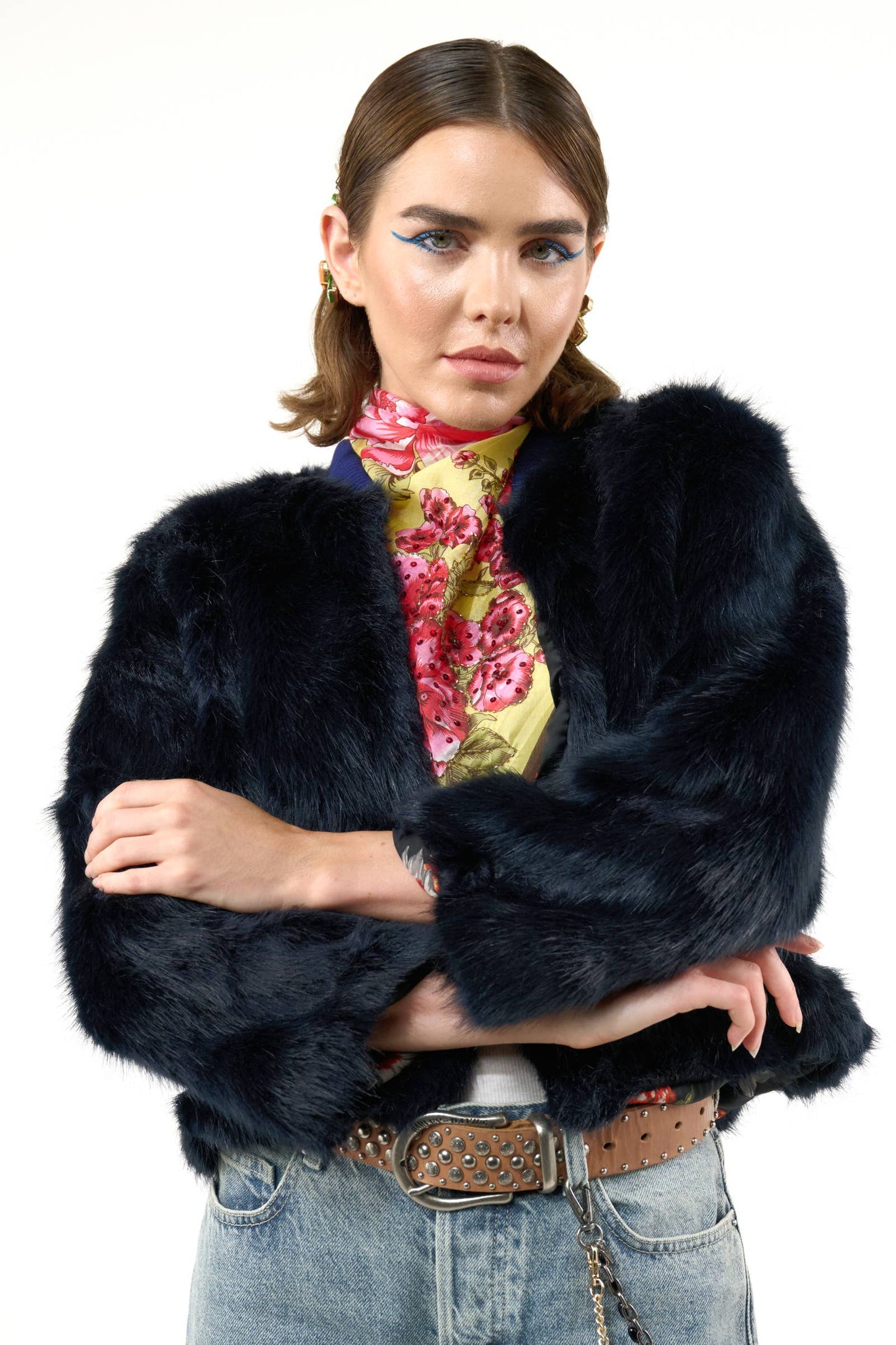 Gotha Fur Cropped Jacket