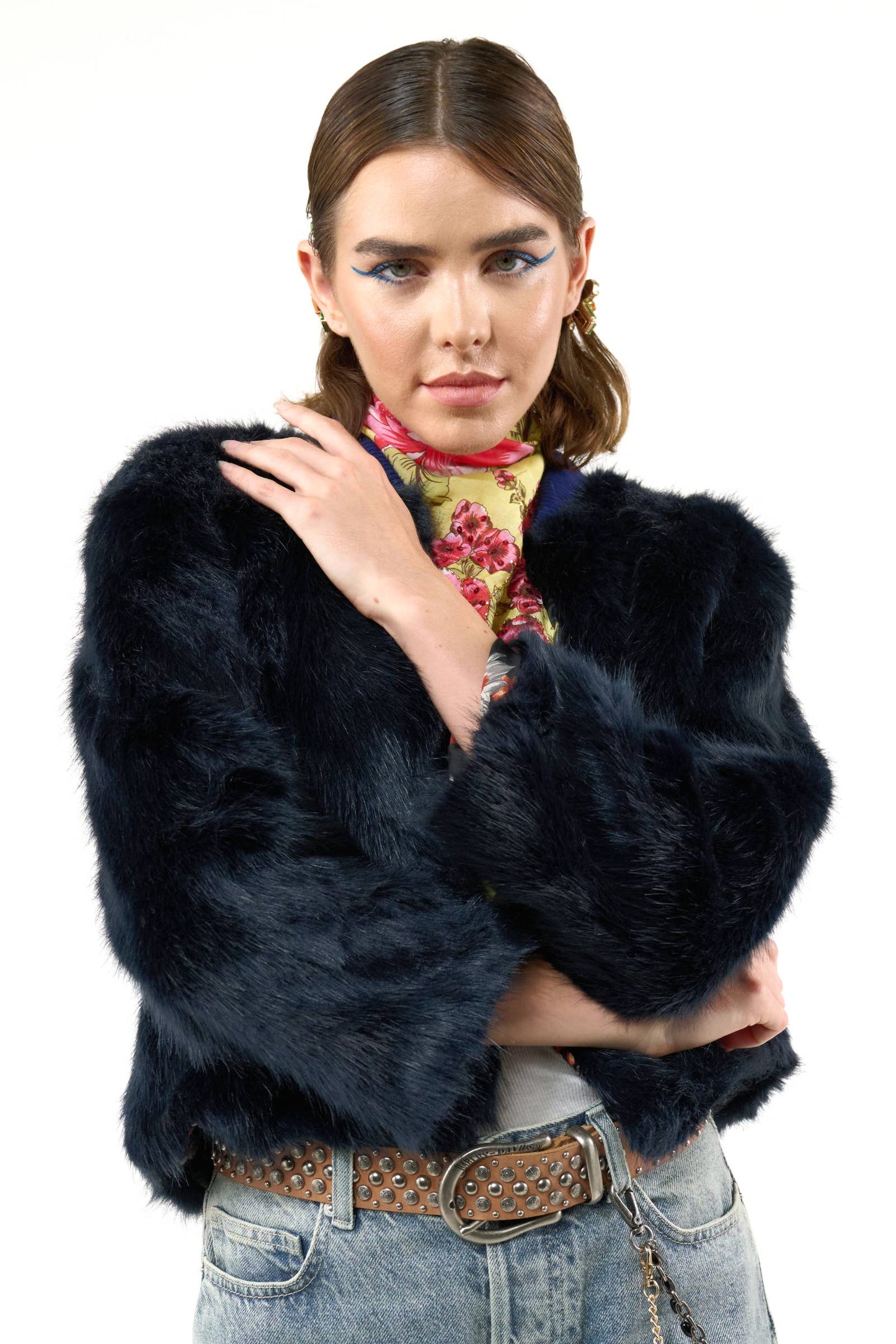 Gotha Fur Cropped Jacket