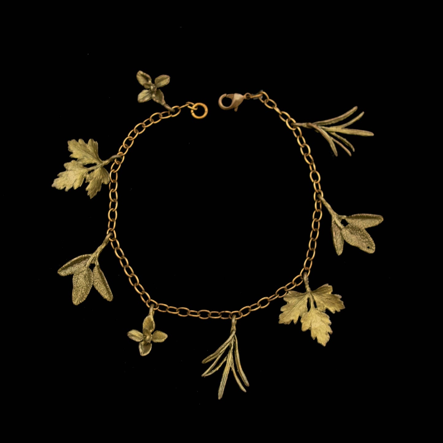 Petite Herb Charm Bracelet