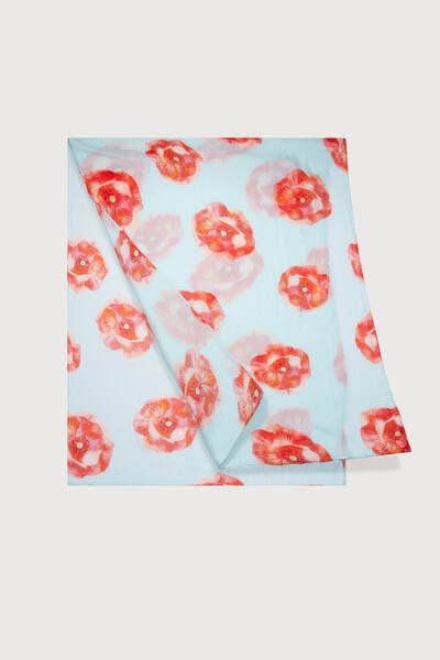 Peony Floral Wrap Scarf