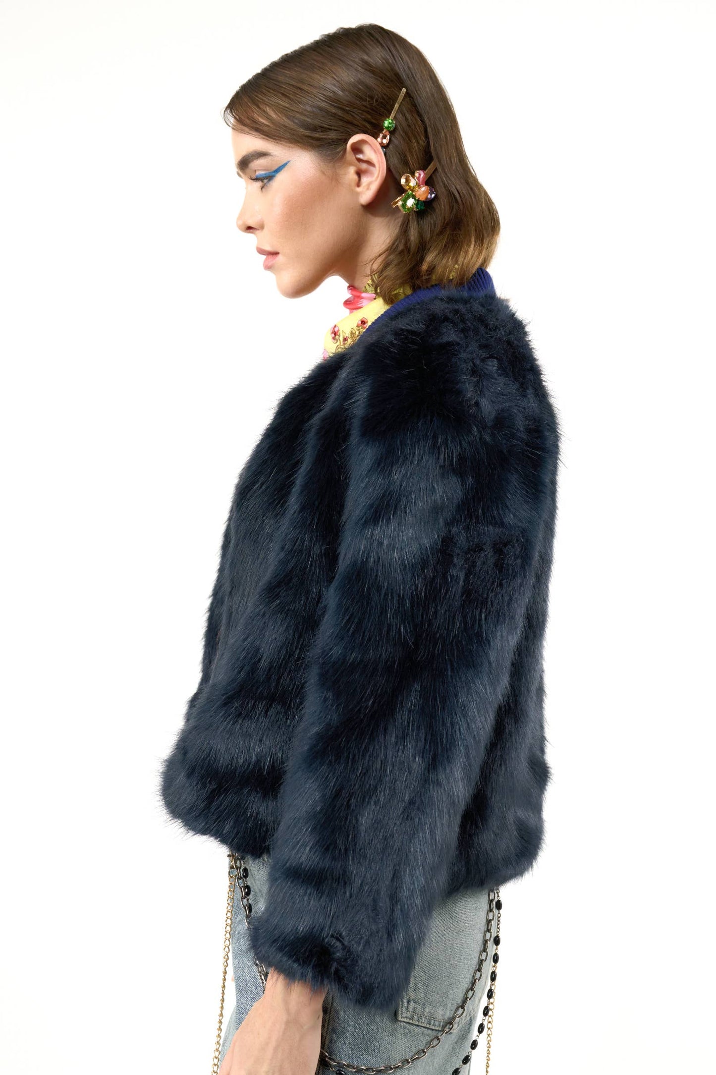 Gotha Fur Cropped Jacket