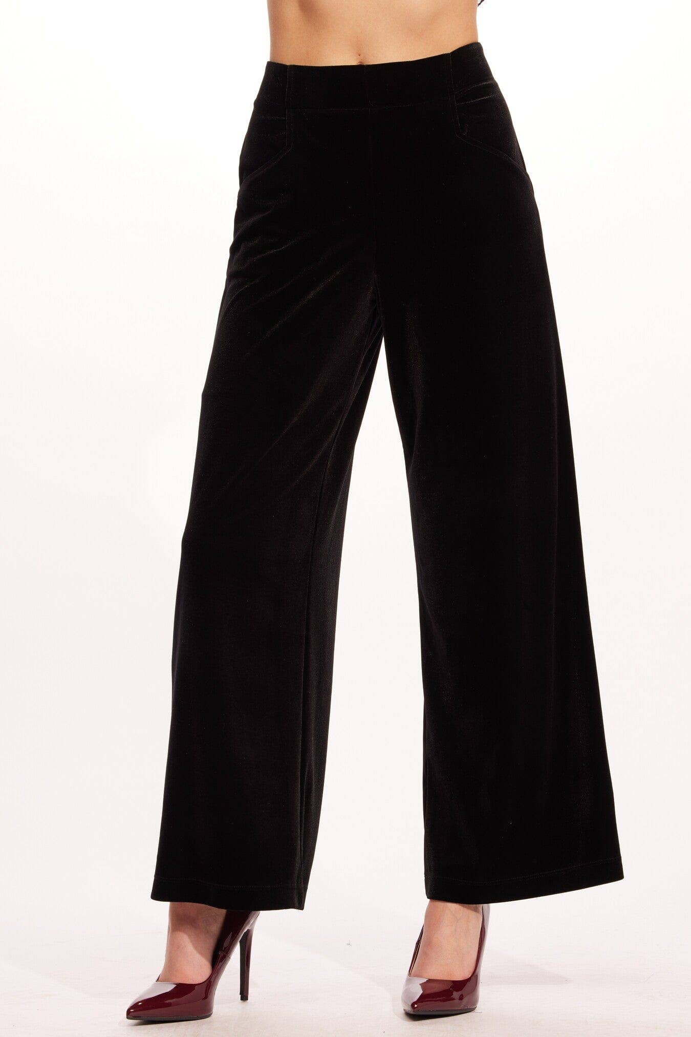 Hepburn Pant - Black Velvet